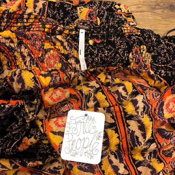 Free People Carmen Pattern jumpsuit NWT Off - Picture 7 of 8